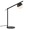 Lampe de table CONTINA G9 IP20, blanc opale, noir , noir mat 
