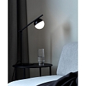 Lampe de table CONTINA G9 IP20, blanc opale, noir , noir mat 