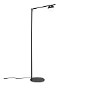 Lampadaire CONTINA G9 IP20, blanc opale, noir , noir mat 