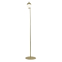 Nordlux Lampadaire CONTINA G9 IP20, mat, laiton, blanc opale, blanche 