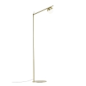 Nordlux Lampadaire CONTINA G9 IP20, mat, laiton, blanc opale, blanche 