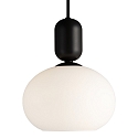 Luminaire  suspension NOTTI E27 IP20, mat, Mocca, noir  