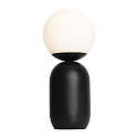 Nordlux Lampe de table NOTTI E14 IP20, mat, Mocca, noir  
