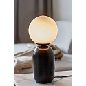 Nordlux Lampe de table NOTTI E14 IP20, mat, Mocca, noir  