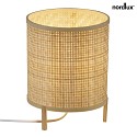 Nordlux Lampada da tavolo TRINIDAD E27 IP20, Marrone, Bianco 