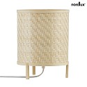 Nordlux Lampada da tavolo TRINIDAD E27 IP20, Marrone, Bianco 