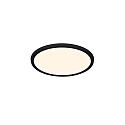Nordlux Luminaire de plafond OJA 29 IP54 SCENE SELECT rond, CCT Switch, rglable IP54, noir mat 
