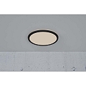 Nordlux Luminaire de plafond OJA 29 IP54 SCENE SELECT rond, CCT Switch, rglable IP54, noir mat 