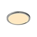 Nordlux LED Ceiling luminaire OJA 29 Bathroom luminaire, 14,5W, 3000/4000K, 1600lm, IP54, ring white and chrome