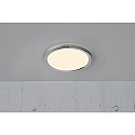 Nordlux LED Ceiling luminaire OJA 29 Bathroom luminaire, 14,5W, 3000/4000K, 1600lm, IP54, ring white and chrome