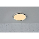 Nordlux LED Ceiling luminaire OJA 29 Bathroom luminaire, 14,5W, 3000/4000K, 1600lm, IP54, ring white and chrome