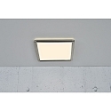 Nordlux LED Bad-Deckenleuchte OJA SQUARE 29 SCENE SELECT, IP20, mit Nachtlicht, 14.5W 3000/4000K 1600lm 120, wei + Nickel
