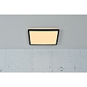 Nordlux LED Bad-Deckenleuchte OJA SQUARE 29 SCENE SELECT, IP54, mit Nachtlicht, 14.5W 3000/4000K 1600lm 120, schwarz