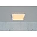 Nordlux Plafoniera OJA SQUARE 29 IP54 SCENE SELECT angolare, CCT Switch, regolabile IP54, cromo dimmerabile