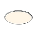 LED Bad-Deckenleuchte OJA 42 SCENE SELECT, IP54, mit Nachtlicht, 19W 3000/4000K (CCT) 2100lm 120, schaltbar, wei + Chrom