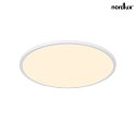 Nordlux Luminaire de plafond OJA SMART 42 Tunable White, contrôlable par Bluetooth IP20, blanc mat gradable