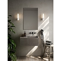 LED Bathroom luminaire HELVA NIGHT LED Mirror luminaire, 6,5W, 3000K, 600lm, IP44, 2-Step MOODMAKER, white