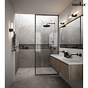 Nordlux Luci da specchio HELVA DOUBLE BASIC LED IP44, Nero opaco 