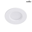 Nordlux LED Recessed luminaire MAHI Bathroom luminaire, 8,5W, 3000K, 621lm, IP65, white