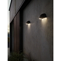 Nordlux Luminaire mural d'extrieur ARCUS SMART IP54, blanc opale, noir mat gradable