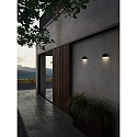 Nordlux Luminaire mural d'extrieur ARCUS SMART IP54, blanc opale, noir mat gradable
