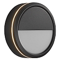 Nordlux Luminaire mural dextrieur AVA SMART LIGHT rond, programmable IP54, noir mat gradable