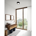 Nordlux Luminaire mural dextrieur AVA SMART LIGHT rond, programmable IP54, noir mat gradable