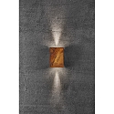 Nordlux Luminaire mural dextrieur FOLD 10 haut bas, angulaire, rglable, commutable IP54, corten 