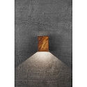 Nordlux Luminaire mural dextrieur FOLD 10 haut bas, angulaire, rglable, commutable IP54, corten 