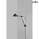 design for the people by Nordlux Wall luminaire STAY LONG, E27, IP20, black