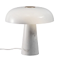 design for the people by Nordlux Lampe de table GLOSSY E27 IP20, scintillant, blanc opale, blanche 