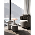 design for the people by Nordlux Lampe de table GLOSSY E27 IP20, scintillant, blanc opale, blanche 