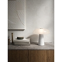 design for the people by Nordlux Lampe de table GLOSSY E27 IP20, scintillant, blanc opale, blanche 