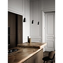 design for the people by Nordlux Luminaire  suspension NEXUS 2.0 SMALL GU10 IP20, noir , noir mat 