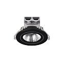 Nordlux downlight ALEC round IP20/44, black 