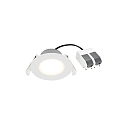 Nordlux Downlight SIEGE IP65, scintillant, blanche 