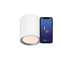 Nordlux LED Deckenleuchte LANDON LONG SMART, 8W, 2700-6500K, 700lm, IP44, Smart App steuerbar, wei