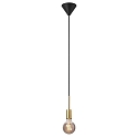 Nordlux Luci a sospesione PACO 1-Lampadina E27 IP20, Opaco, Ottone, Nero