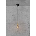Nordlux Luci a sospesione PACO 1-Lampadina E27 IP20, Opaco, Ottone, Nero