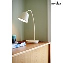 Nordlux Lampe de table FLEUR E14 IP20, beige, mat, noir , blanche