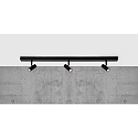 LED Deckenleuchte OMARI Spot Schiene, 3-flammig, 3,2W, 2700K, schwarz