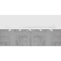 LED Ceiling luminaire OMARI Spot track, 5 flames, 3,2W, 2700K, white