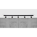 LED Deckenleuchte OMARI Spot Schiene, 5-flammig, 3,2W, 2700K, schwarz