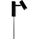 Nordlux LED Wandleuchte OMARI, 3,2W, 2700K, schwarz Nordlux LED Wandleuchte OMARI, 3,2W, 2700K, schwarz