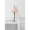 Lampada da tavolo DICTE E14 IP20, beige, Opaco, Nero
