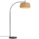 Nordlux Lampada da terra DICTE E27 IP20, beige, Opaco, Nero
