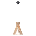 Pendant luminaire GROA 35, E27, wood