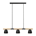 Nordlux Luminaire à suspension THEO 3 flammes GU10 IP20, mat, noir  Nordlux Luminaire à suspension THEO 3 flammes GU10 IP20, mat, noir