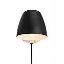 Nordlux Lampada da parete THEO GU10 IP20, Opaco, Nero
