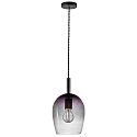 Pendant luminaire UMA 18, E27, smoky